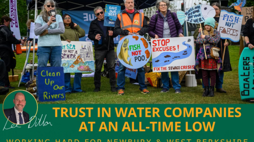 Low trust in water companies
