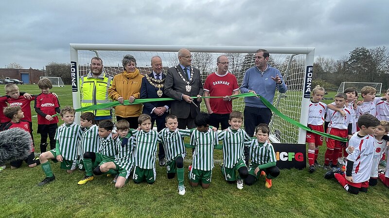 Reopening of Faraday football ground