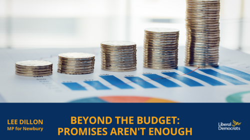 Lee Dillon Budget Response Lee Dillon Budget Response