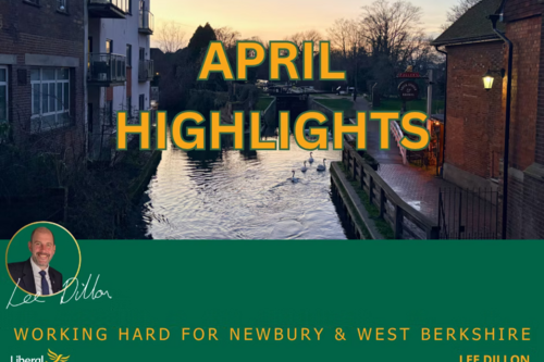 April highlights from Less Dillon MP