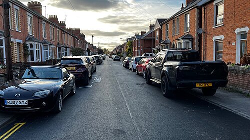 Resurfaced roads in Newbury